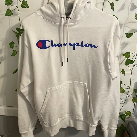 Champion Other - Champion White Hooded Sweatshirt Size Small